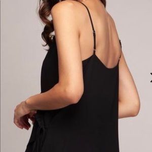 Naked Zebra Black Ruffled Top